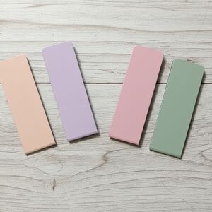 Set of Four Pastel Magnetic Bookmarks